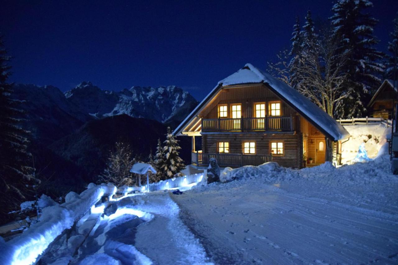 Holiday Chalet "Alpine Dreams" With Private Wellness Solčava Exterior foto